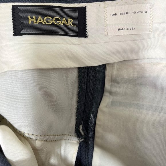 Mens J.M. Haggar Dark Grey Premium Stretch Suit Jacket Large and Pants 36x31 - Picture 8 of 9